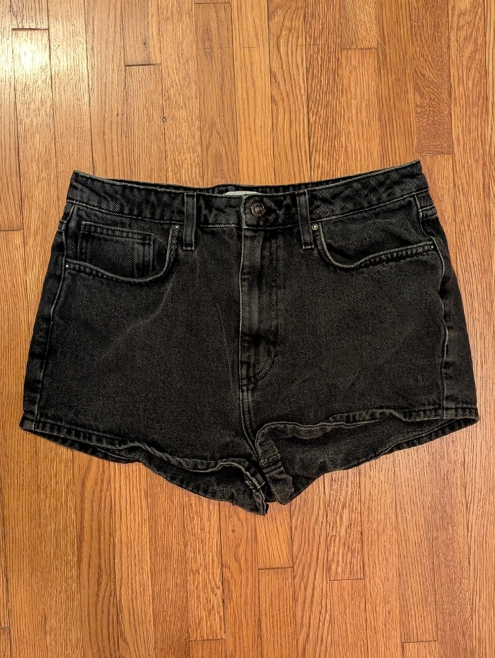 Forever 21 Black Denim Shorts